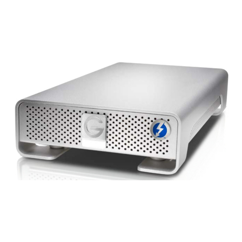 G-Technology G-DRIVE with Thunderbolt product manual