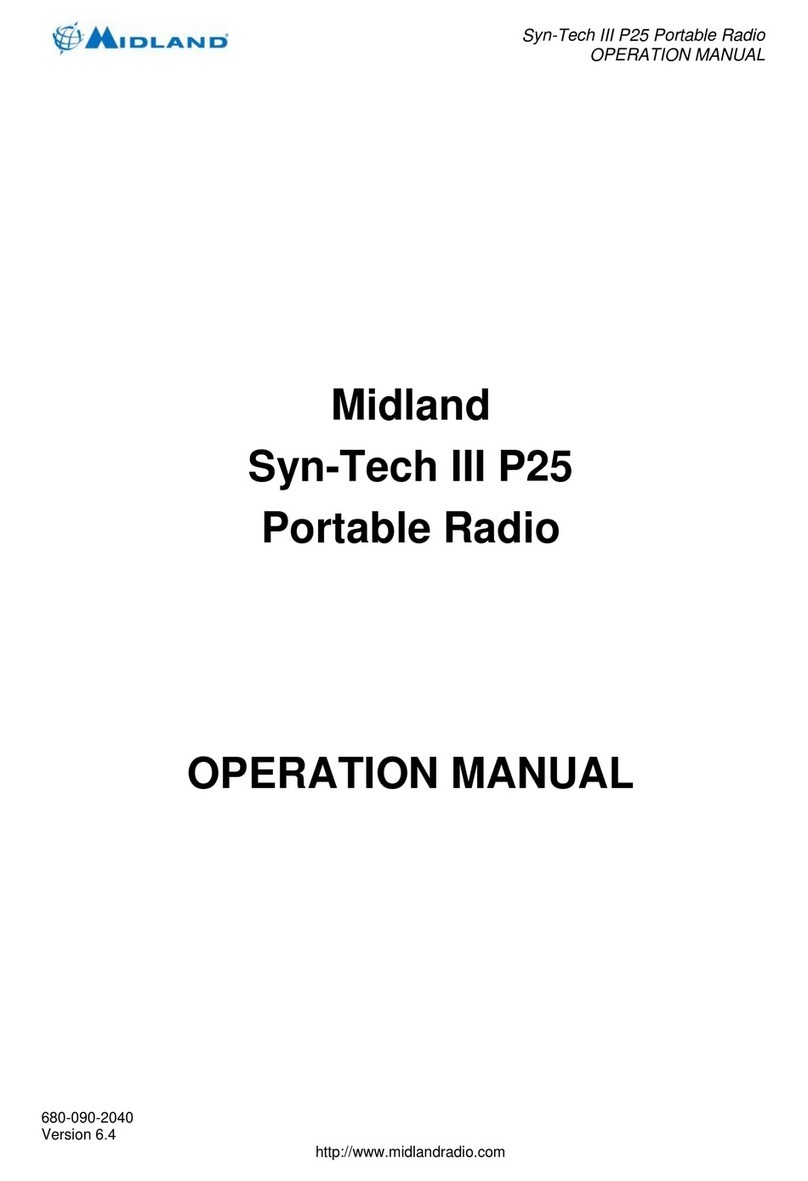 Midland Syn-Tech III P25 User manual