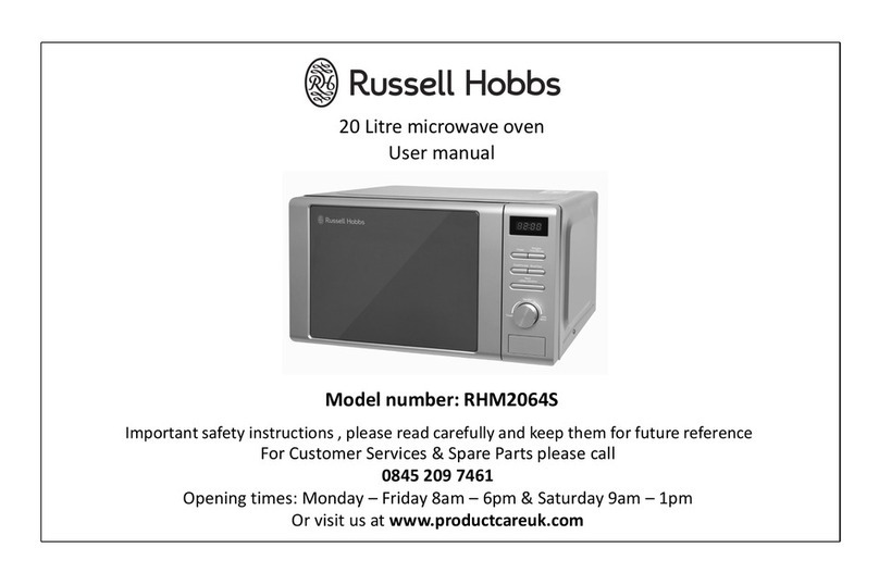 Russell Hobbs RHM2064S User manual