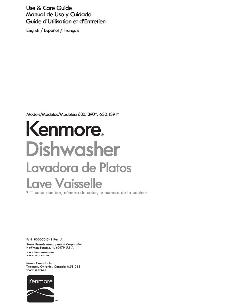 Kenmore 630.1390 Series Use & care guide