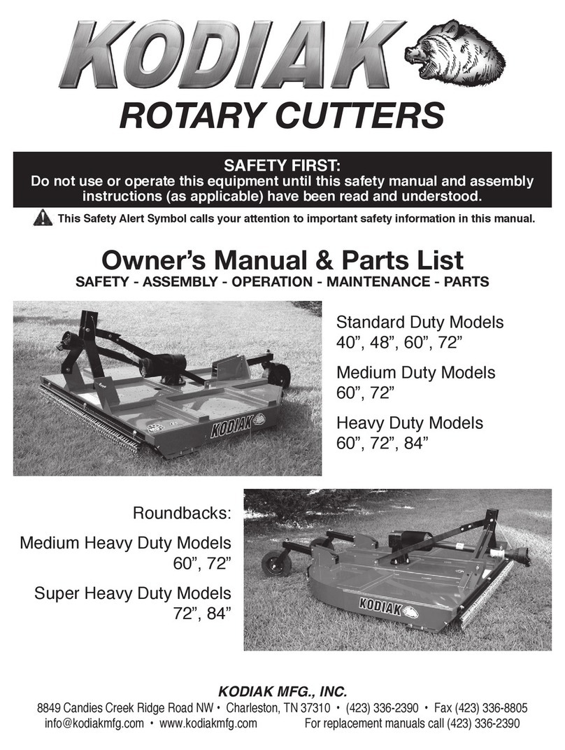 Kodiak 40" owner's manual