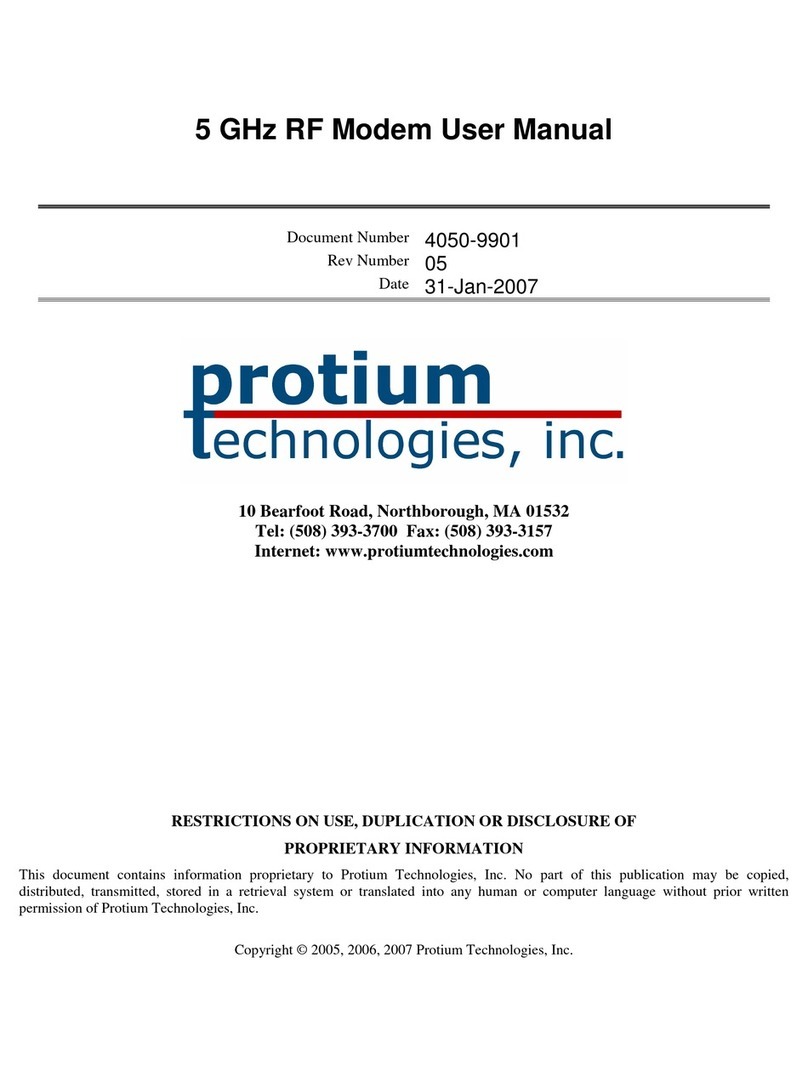 Protium 4050 user manual Protium 4050 user manual