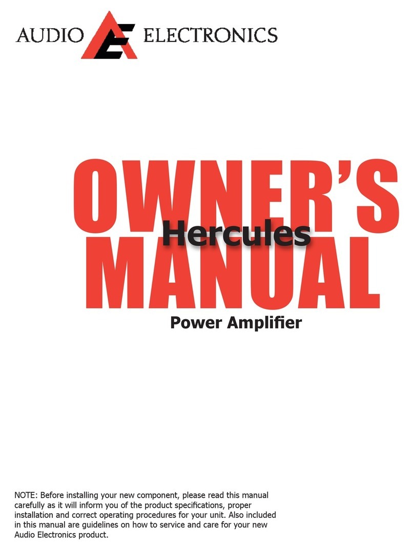AUDIO ELECTRONICS Hercules User manual
