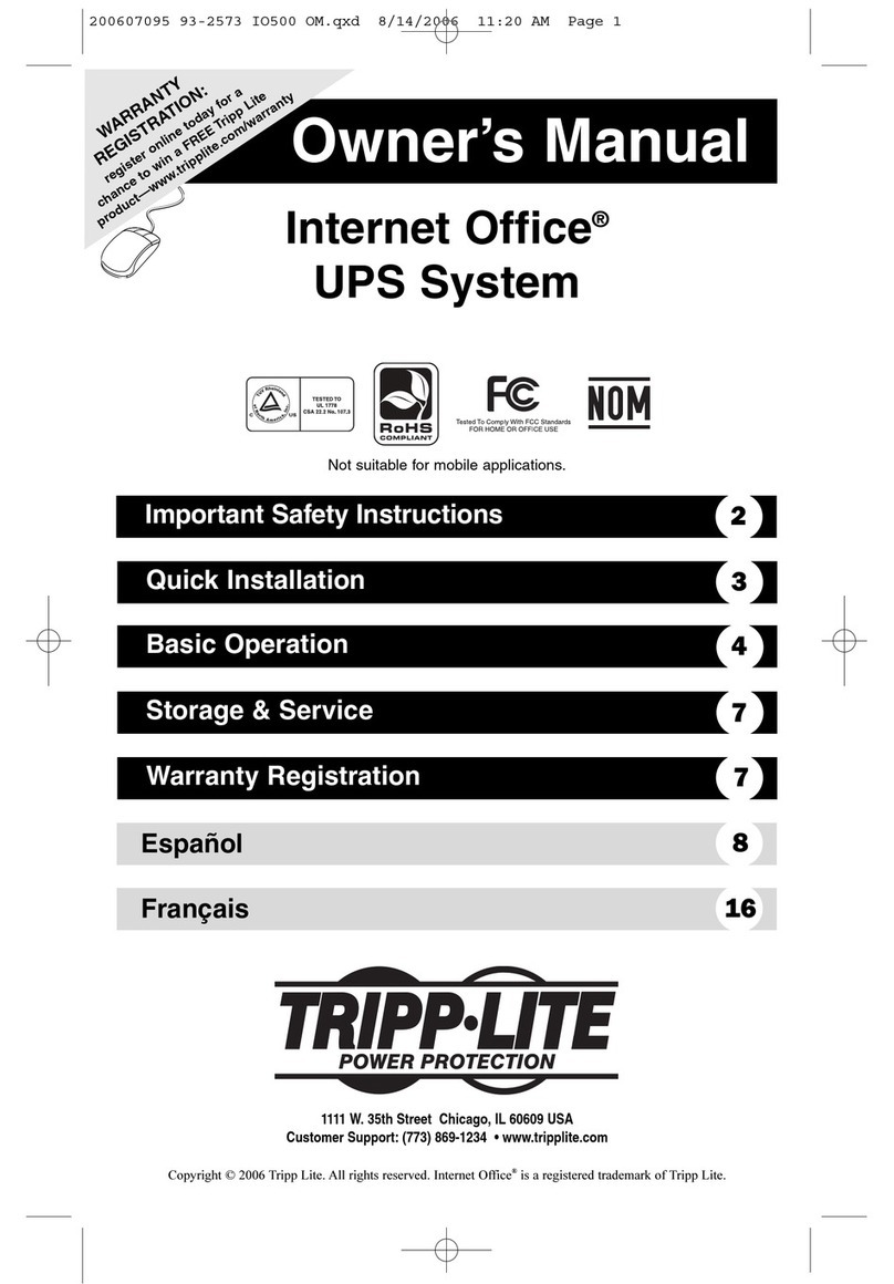 Tripp Lite Internet Office User manual