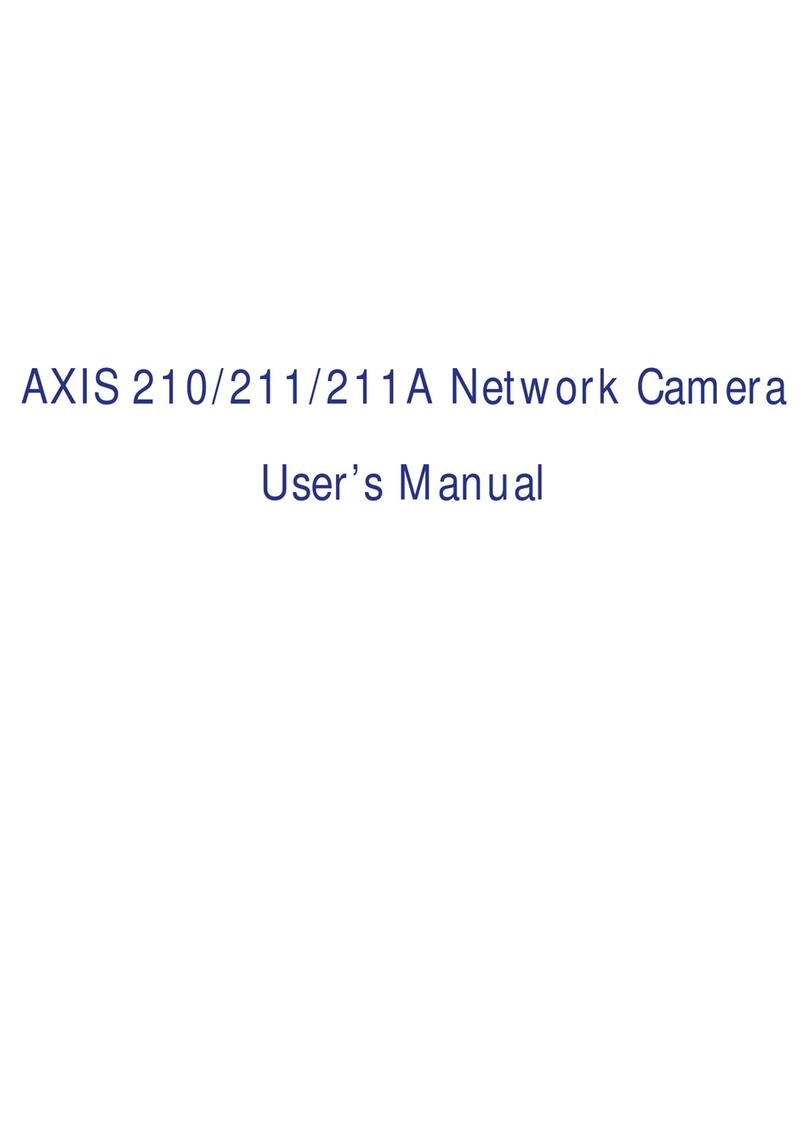 Axis Axis 210 User manual