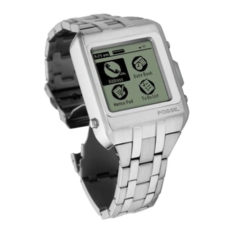 Fossil Watch User manual