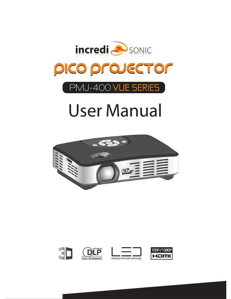 Incredi Sonic PMJ-400 VUE Series user manual