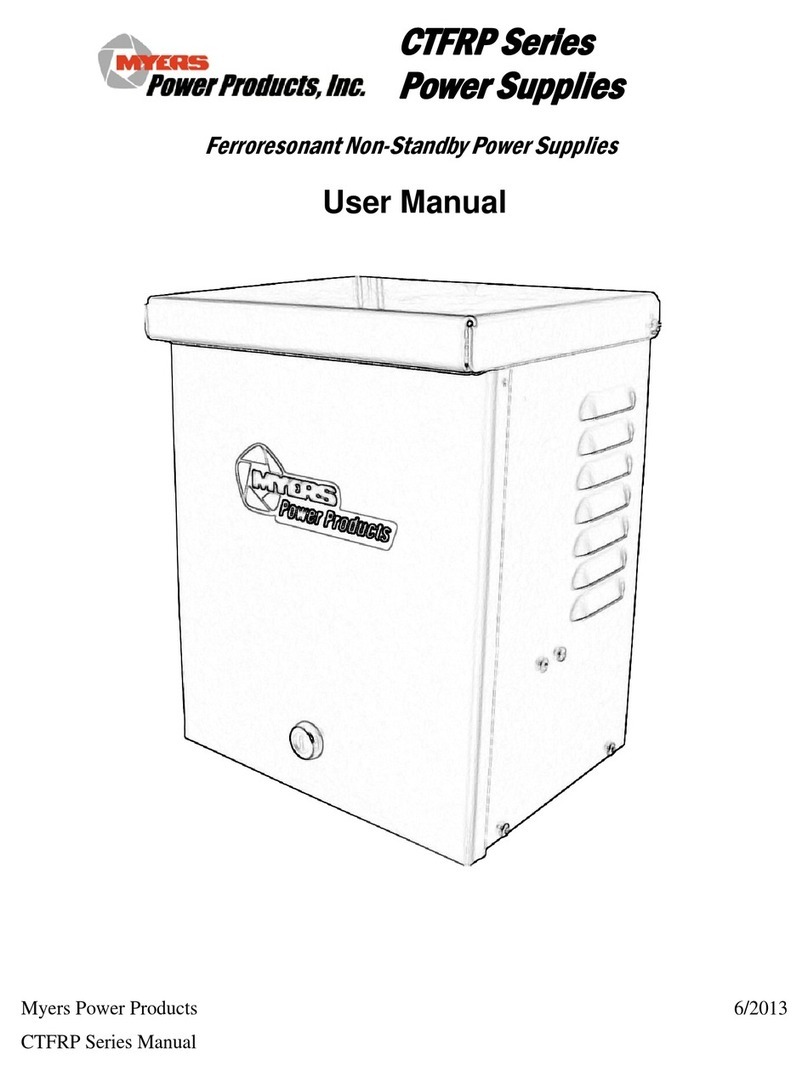 Myers Power Products CTFRP9003 user manual