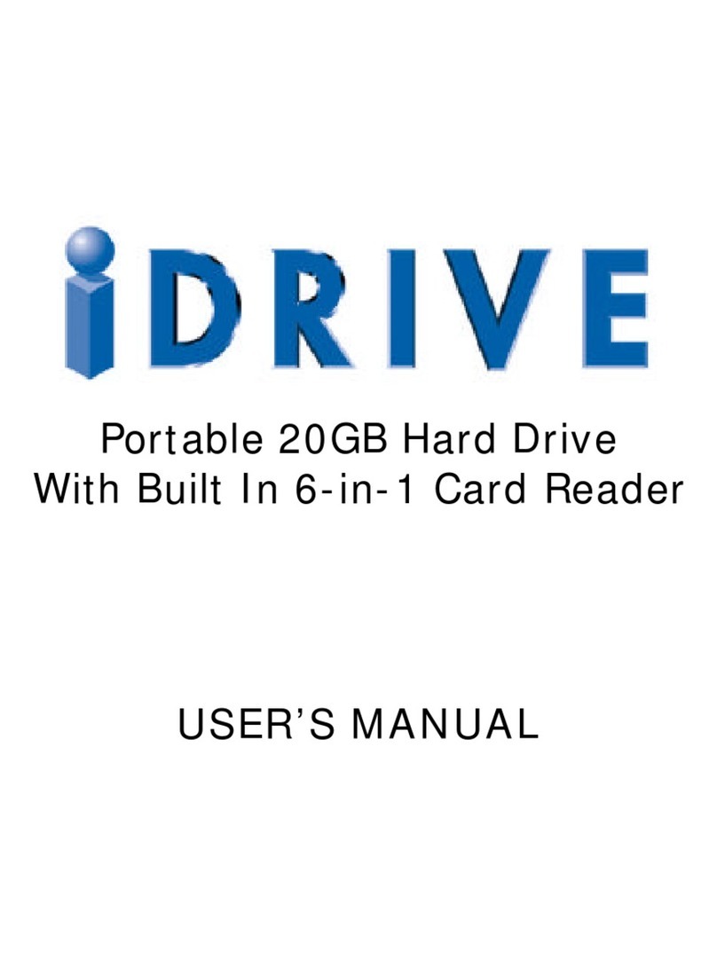 IDrive Portable 20GB HDD user manual