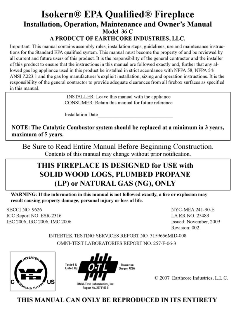 Isokern EPA Qualified 36 C User manual