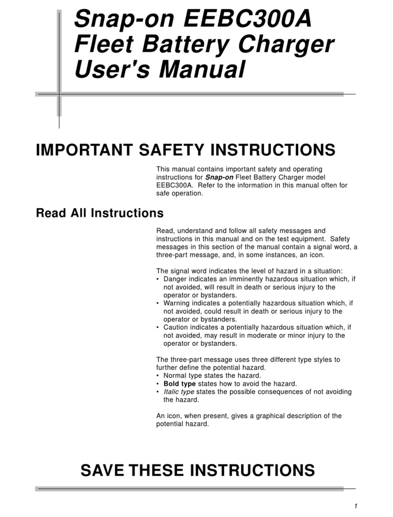 Snap-On EEBC300A User manual Snap-On EEBC300A User manual