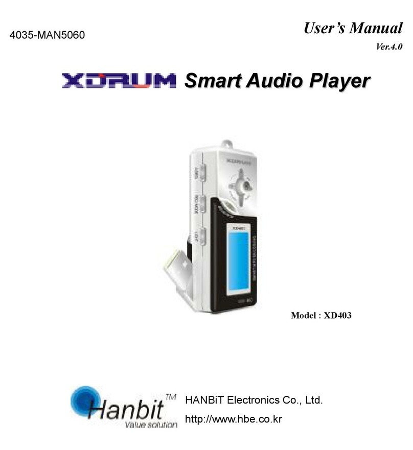 HANBiT Electronics XDrum XD403 user manual