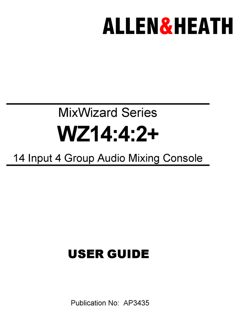 ALLEN & HEATH MixWizard Series user guide