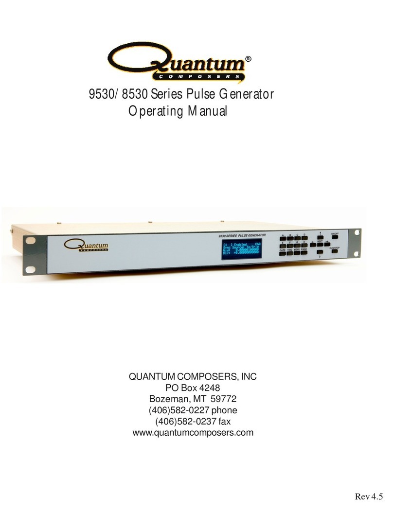 Quantum Composers 9530 Series operating manual