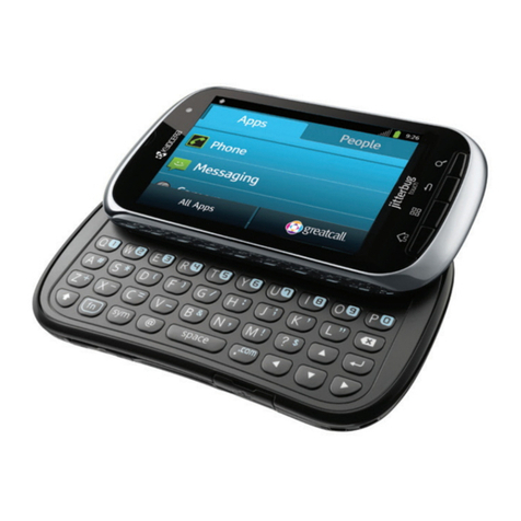 GreatCall Jitterbug Touch User manual GreatCall Jitterbug Touch User manual