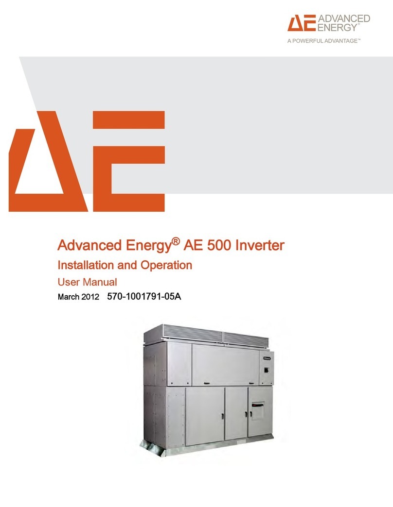 Advanced Energy AE 600 user manual Advanced Energy AE 600 user manual