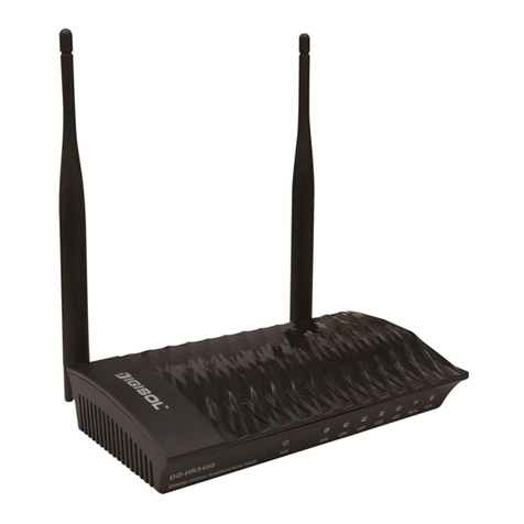Digisol DG-HR3400 User manual