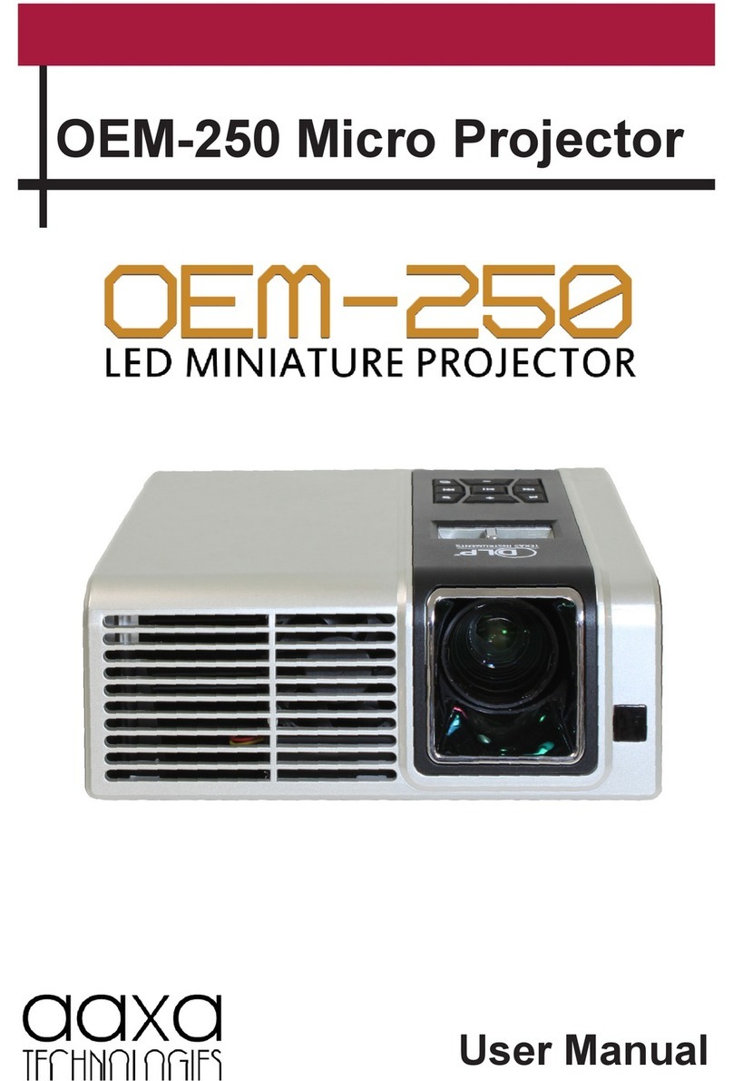 AAXA Technologies OEM-250 Micro Projector User manual