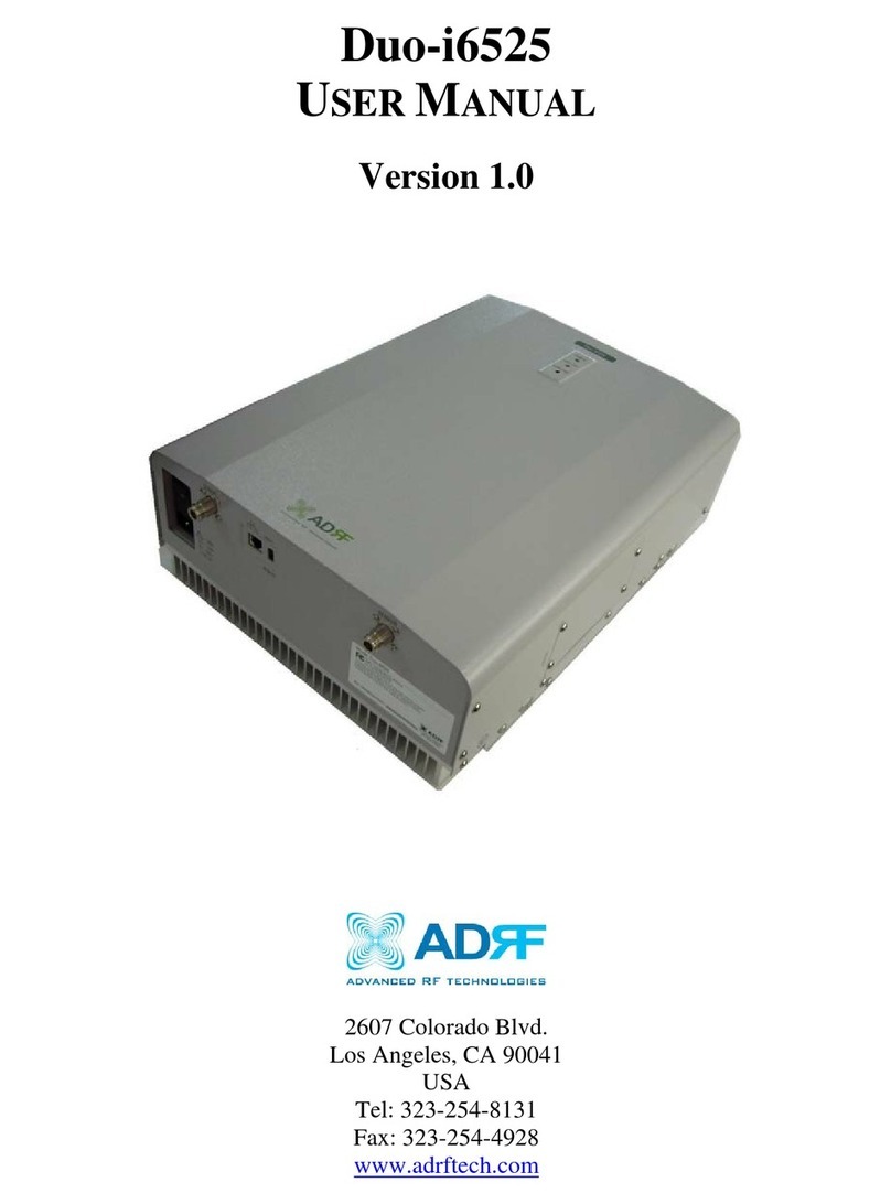 ADRF Duo-i6525 user manual