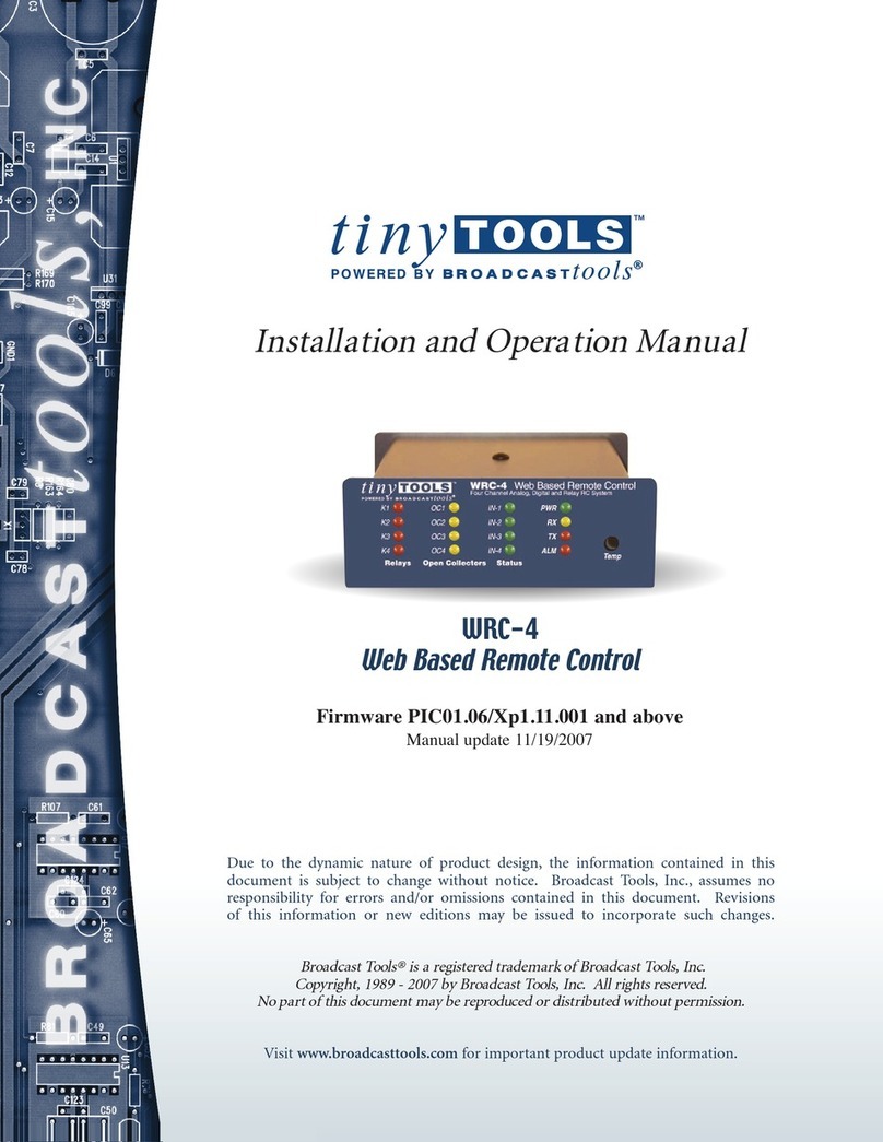 tiny TOOLS WRC-4 User manual