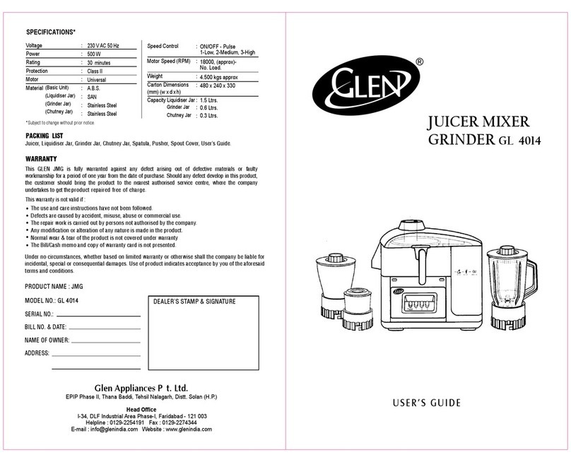 Glen GL 4014 user guide