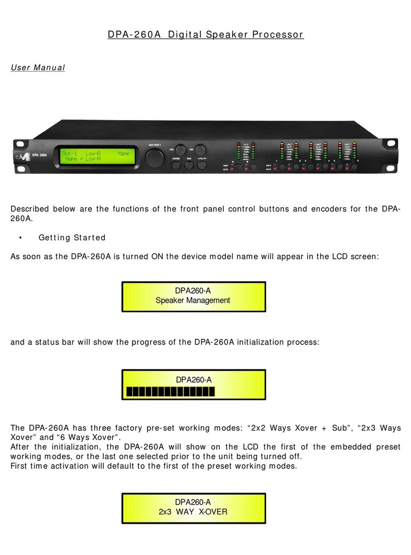 Soundchoice PROAudio DPA-260A user manual