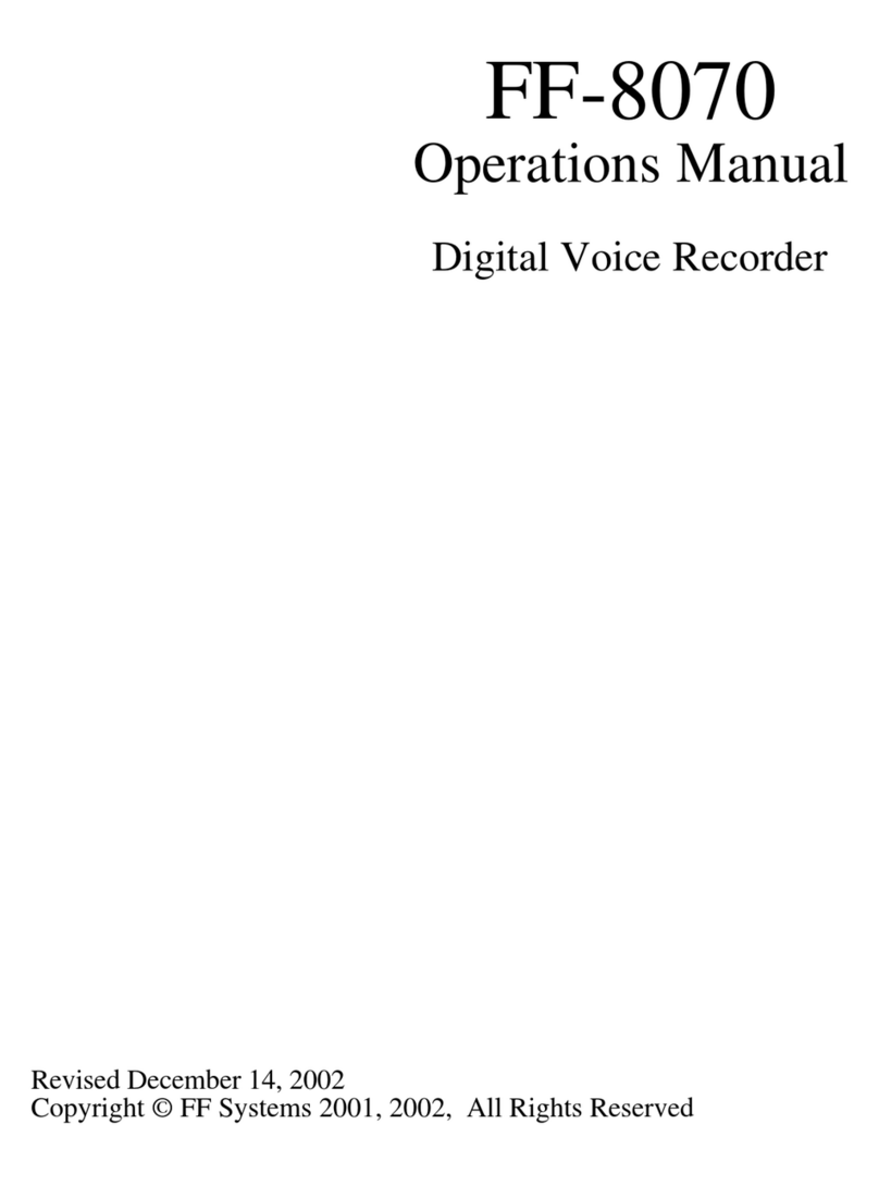 FF Systems FF-8070 Operation manual