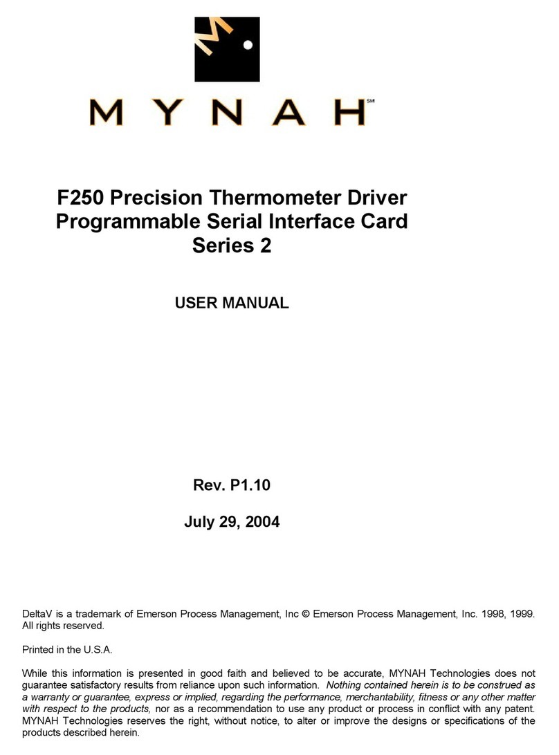 Mynah F250 user manual