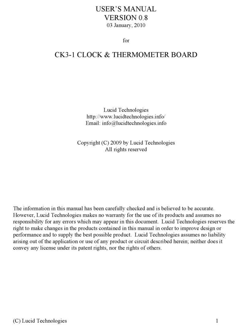 Lucid Technologies CK3-1 user manual