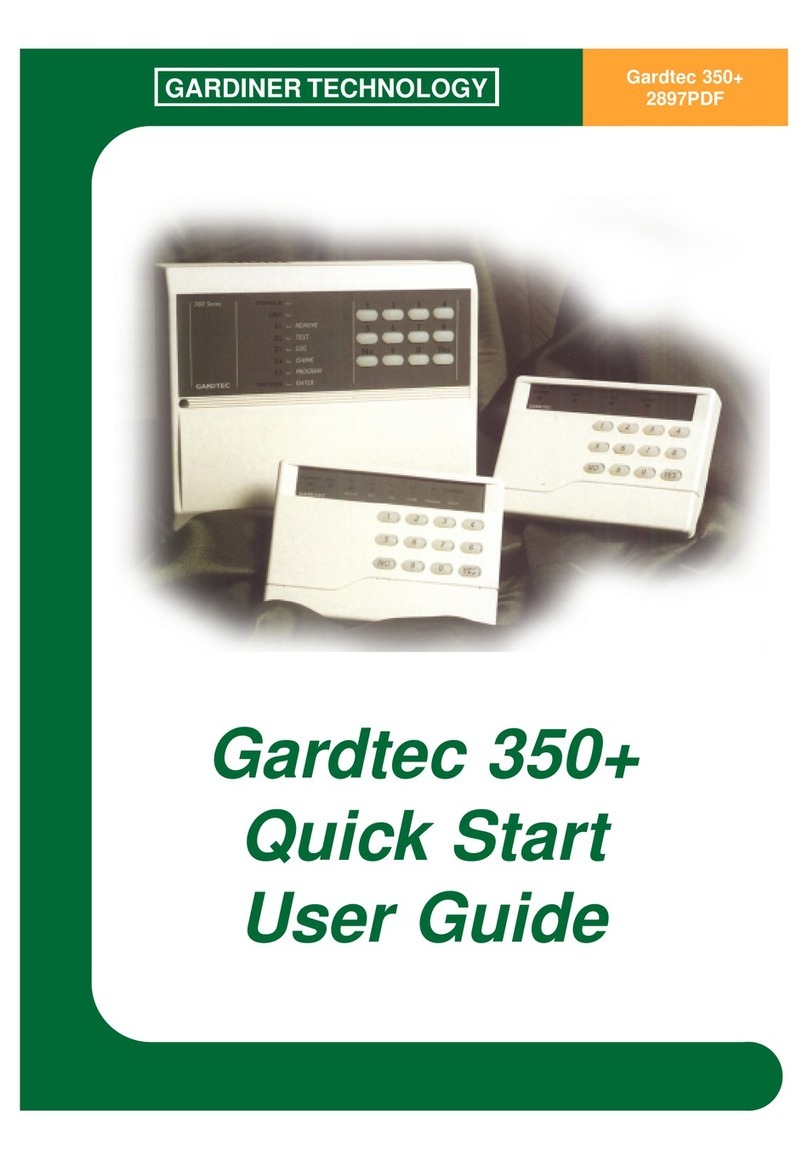 GARDINER TECHNOLOGY 2897PDF Setup guide