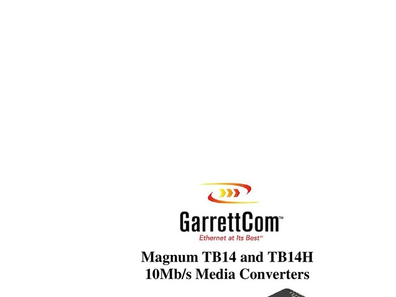 GarrettCom Magnum TB14 User manual