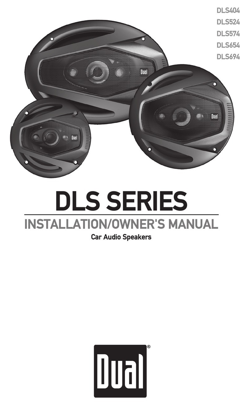 Dual DLS404 Installation & owner's manual