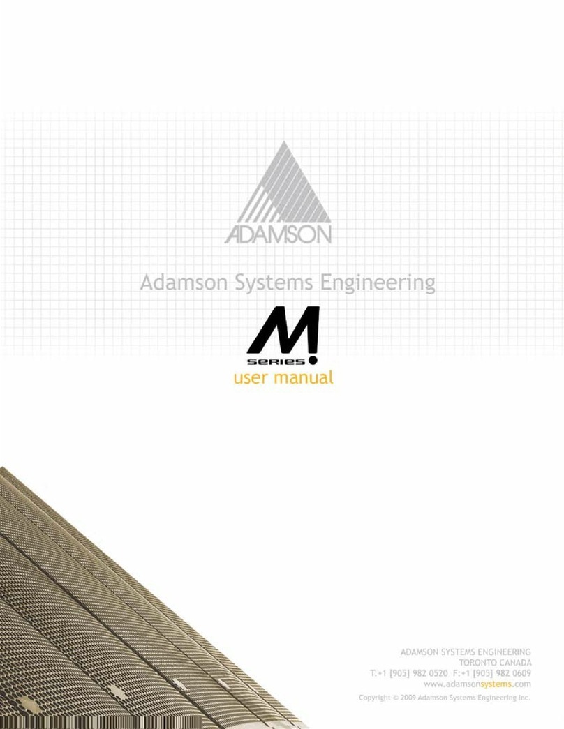 Adamson M Series user manual