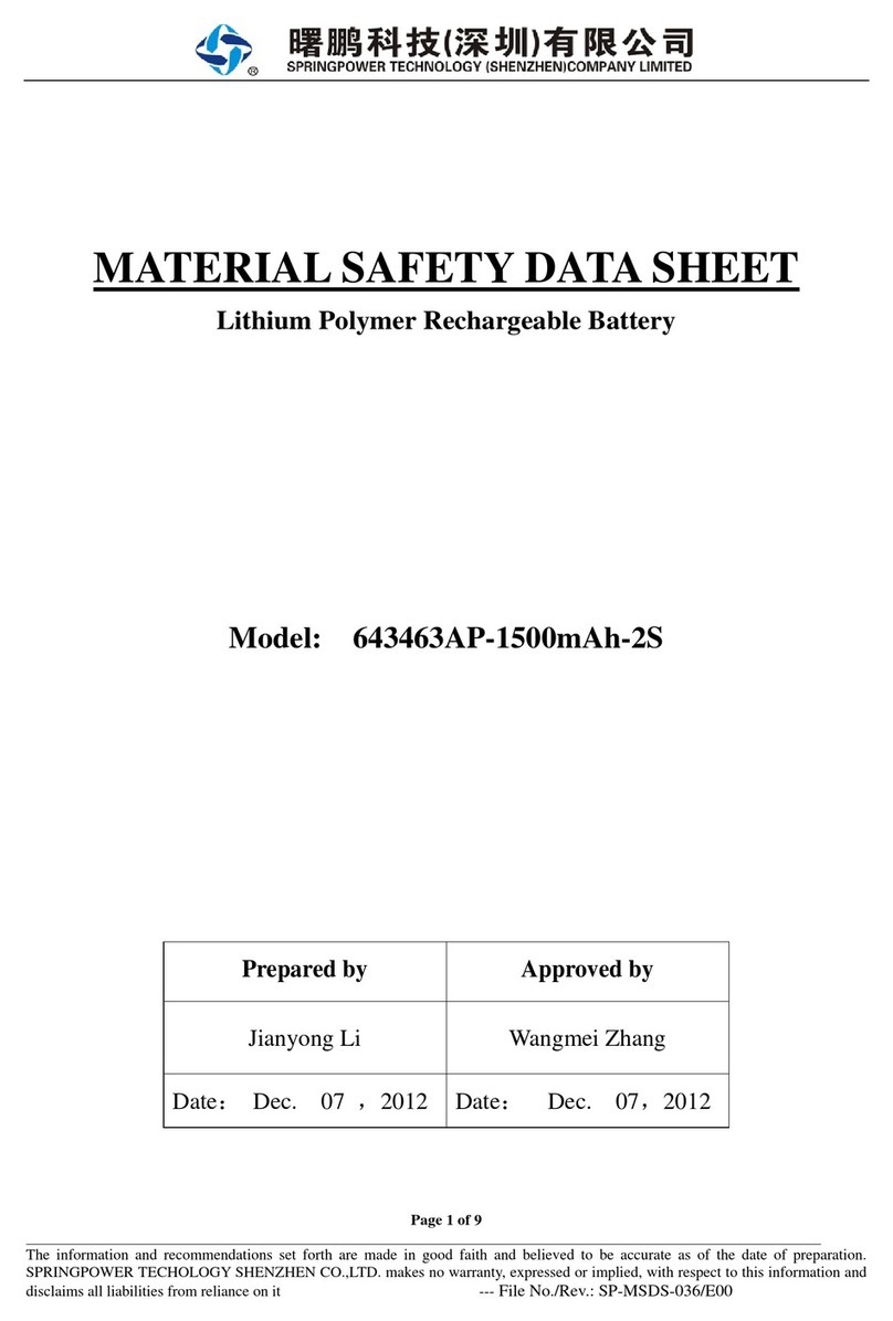 SPRINGPOWER 643463AP-1500mAh-2S datasheet