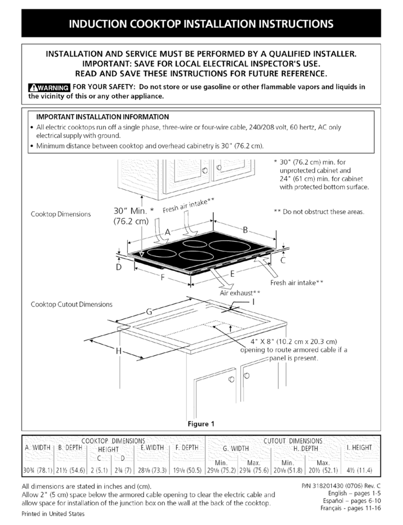 Electrolux E30IC75FSS5 User manual Electrolux E30IC75FSS5 User manual