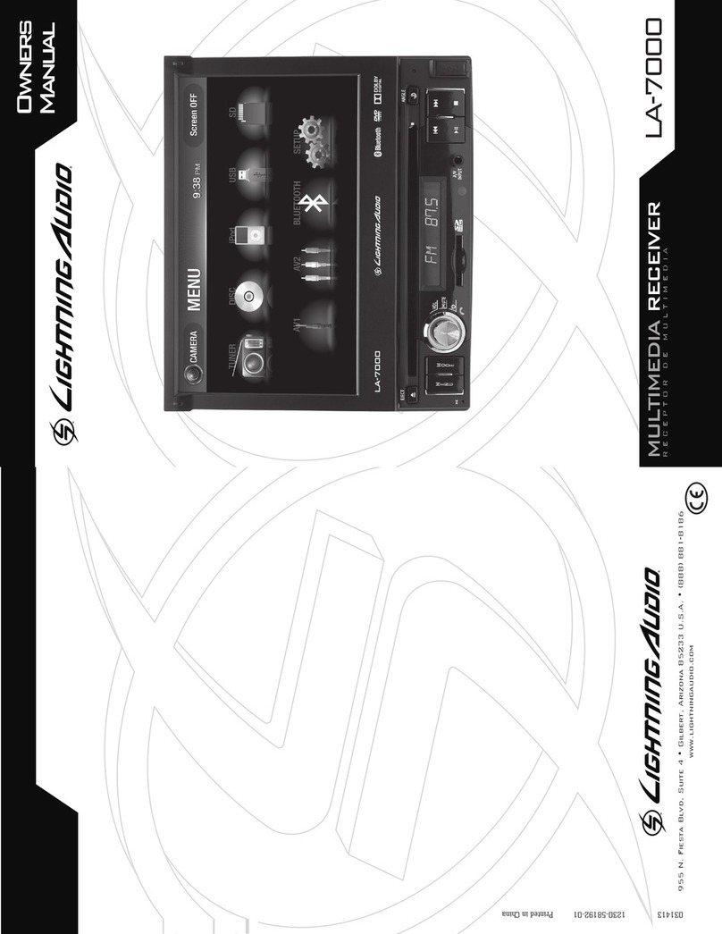 Lightning Audio LA-7000 User manual