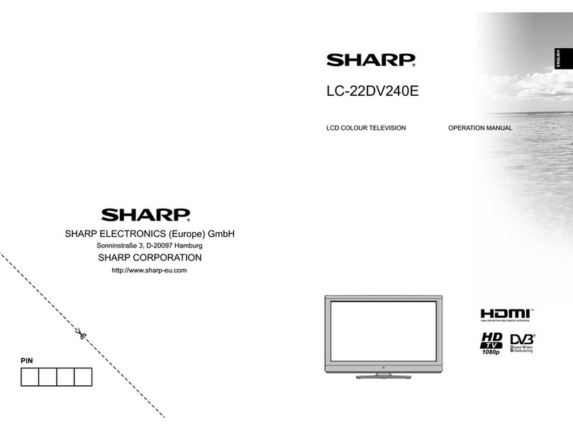 Sharp LC-22DV240E User manual