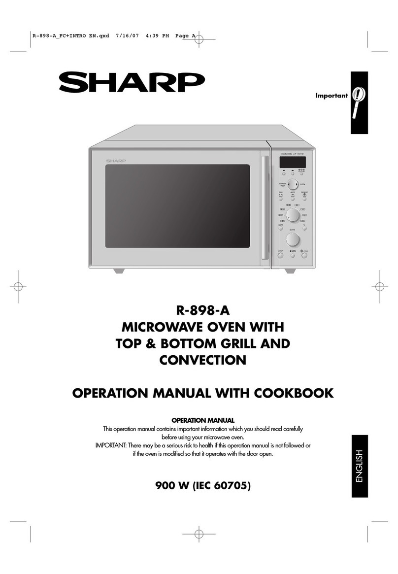 Sharp R8-A Operation manual