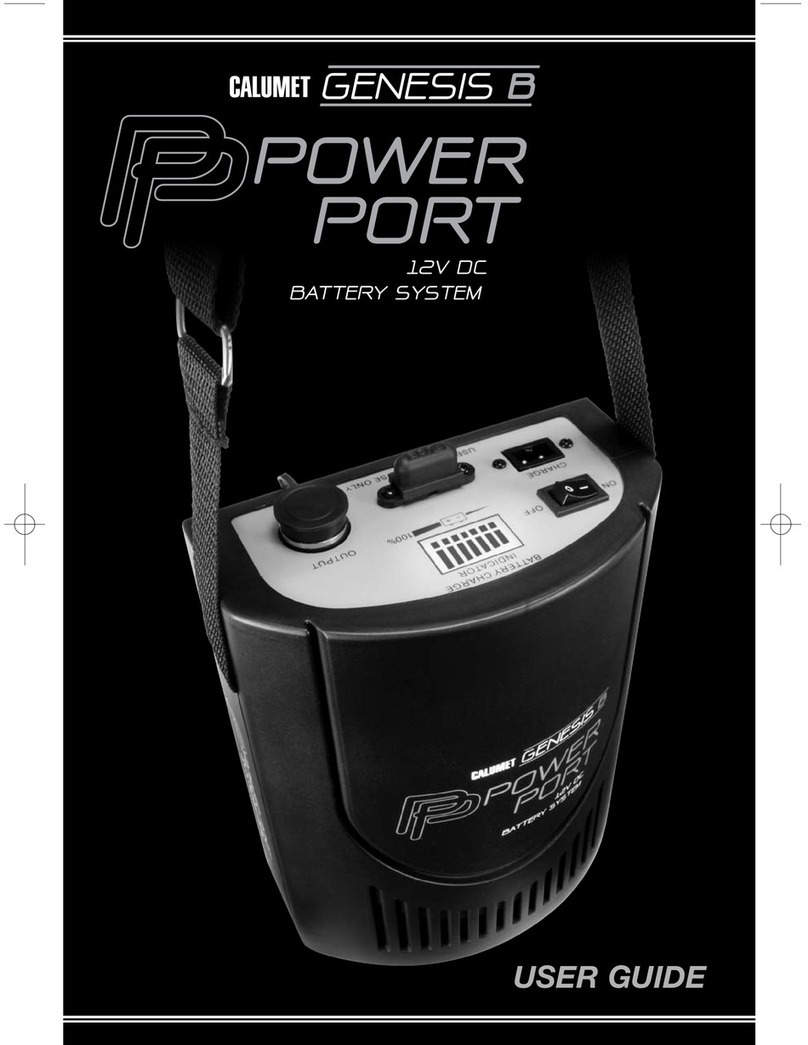 Calumet Genesis B Power Port User manual