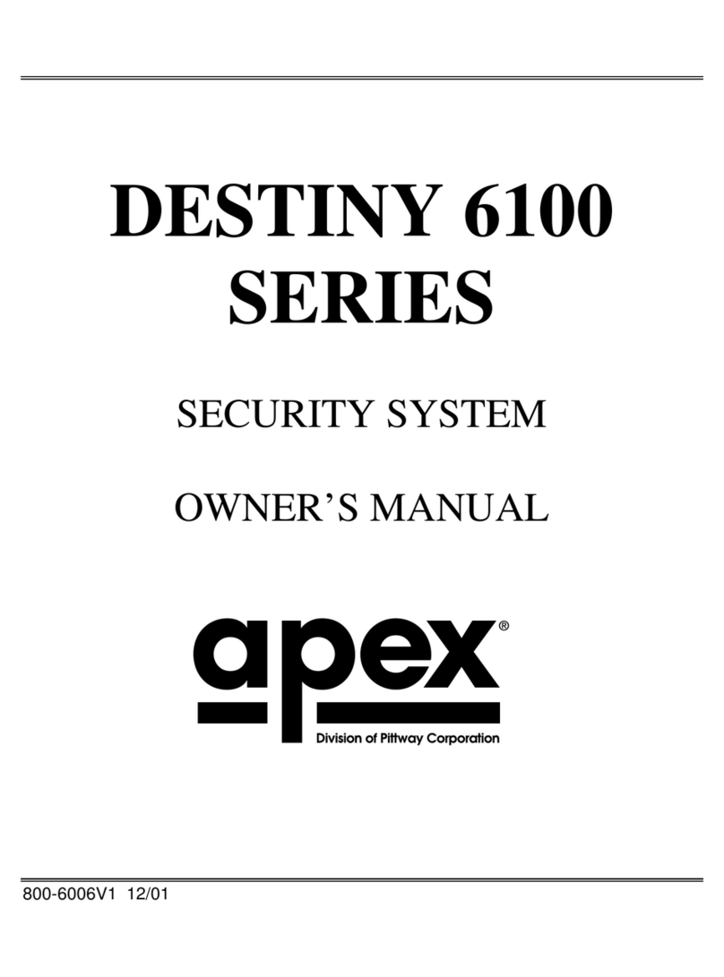 Apex Digital DESTINY 6100 SERIES owner's manual