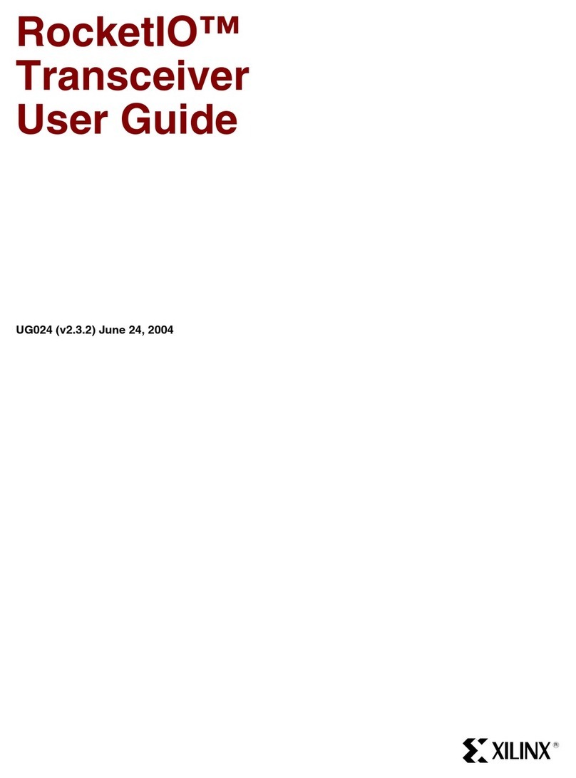 Xilinx RocketIO User manual