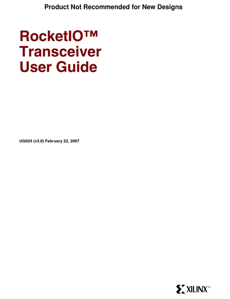 Xilinx RocketIO User manual
