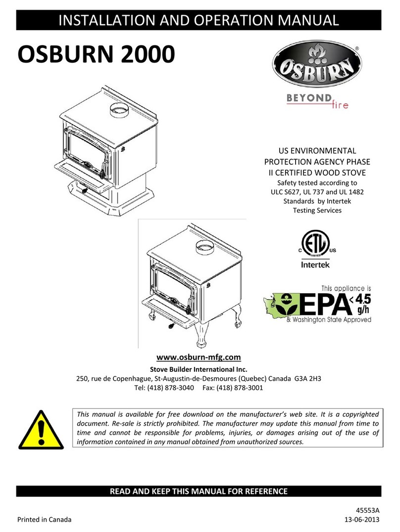 Osburn 2000 User manual