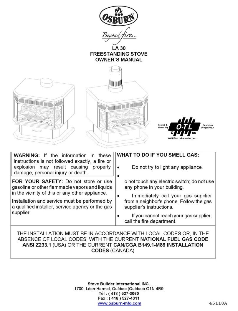 Osburn LA 30 User manual