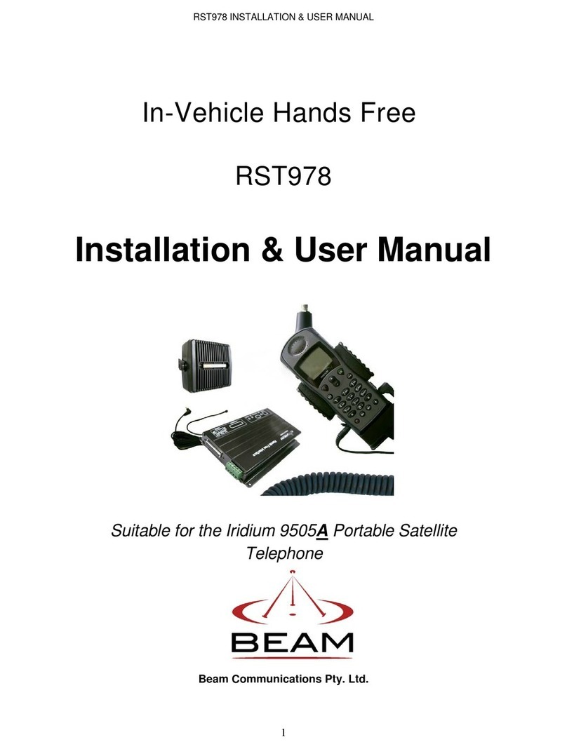 Beam RST978 Installation & user manual