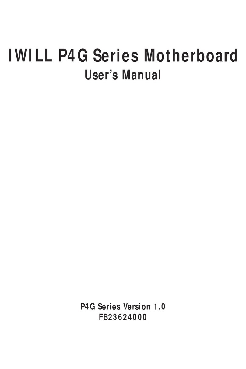 IWILL P4G Series User manual