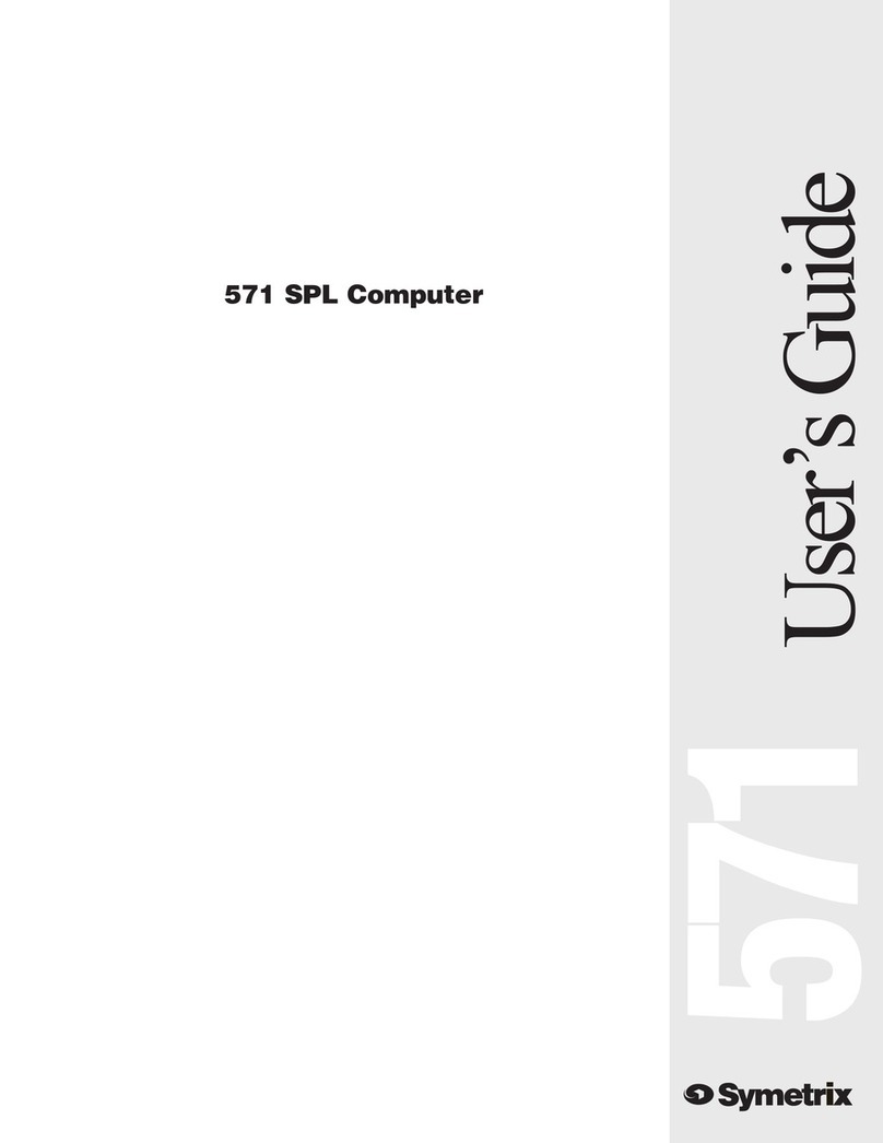 Symetrix 571 SPl user guide