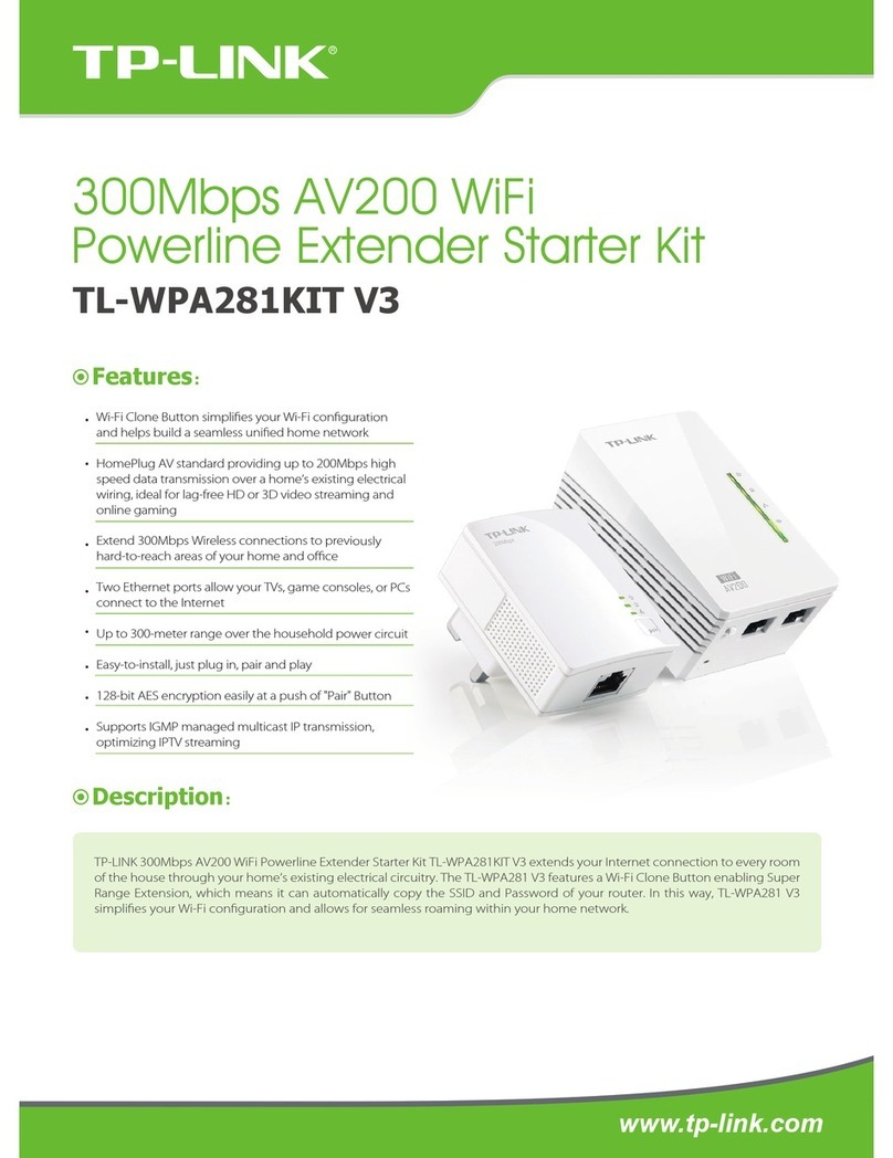 TP-Link TL-WPA281KIT V3 Features & specifications