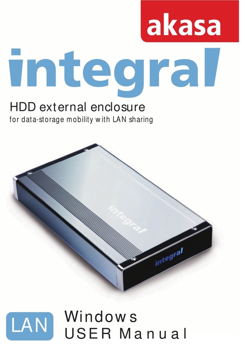 Akasa Integral LAN User manual Akasa Integral LAN User manual