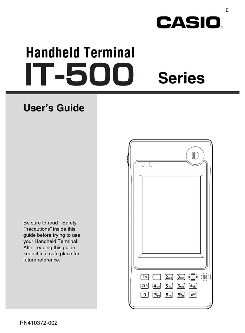 Casio IT-500 Series User manual